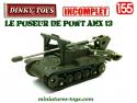 Le poseur de pont AMX 13 miniature de Dinky Toys France au 1/55e incomplet