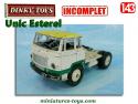 Le tracteur Unic Esterel BP en miniature de Dinky Toys au 1/43e incomplet