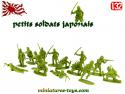 Un lot de 18 soldats japonais WW II China sur moules Matchbox au 1/32e