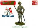 Le chevalier anglais en armure du XIVe en figurine métal Frontline Figures 1/32e