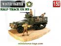 L'Half-track US M3 Solido avec infanterie et acessoires Master Fighter au 1/50e