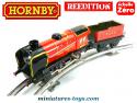 La locomotive vapeur mécanique 020 et tender Hornby Hachette échelle zéro