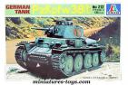 Le kit du char allemand PzKpfw 38 t par Italeri au 1/35e sans figurine