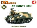 Le canon automoteur M7 Priest HMC miniature par Ixo Models Altaya au 1/43e