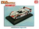 La R8 Audi blanche Le Mans 2004 en miniature par Ixo Models Altaya au 1/43e