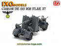 Le canon de 88 mm allemand Flak 37 miniature par Ixo Models au 1/72e