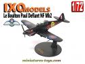 Le Defiant NF Mk2 anglais en avion miniature métal par Ixo Models au 1/72