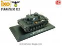Le char allemand Panzer III Ausf N en miniature par Ixo Models au 1/43e