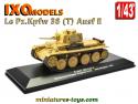 Le char allemand PzKpfw 38 Ausf E en miniature par Ixo Models au 1/43e