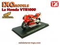 La moto Honda VTR1000 de 2000 en miniature par Ixo Models au 1/24e