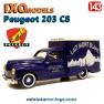 La Peugeot 203 C8 Lait Mont Blanc en miniature par Ixo Models au 1/43e