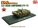 Le char amphibie russe PT76 en miniature Ixo models au 1/72e