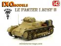 Le char allemand Panzer I Ausf B Afrika Korps en miniature Ixo Models au 1/43e