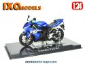 La moto Yamaha YZF R1 bleue en miniature par Ixo Models au 1/24e