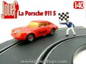 La Porsche 911 S rouge en miniature pour circuit Jouef au 1/40e