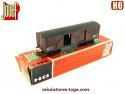 Le wagon marchandises couvert a bogies Diamond miniature de Jouef au H0 HO
