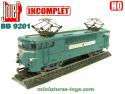 La locomotive électrique BB 9201 deuxième version courte de Jouef au HO