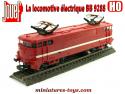 La locomotive électrique BB 9288 rouge miniature de Jouef au H0 HO