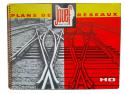 Un livret de plans de réseaux de trains miniatures au HO Jouef 1962