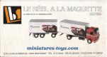 Le catalogue poster de camions miniatures LBS Eligor
