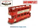 Le Tramway de 1907 miniature par Lesney Matchbox au 1/130e incomplet