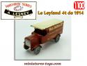 Le camion Leyland 4t de 1914 miniature Lesney Matchbox au 1/100e