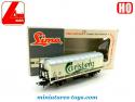 Le wagon frigorifique Carlsberg en miniature par Lima au H0