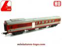 La voiture voyageurs et bagages de la SNCF en miniature Lima au HO