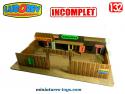 Le fort de cow boys pliable miniature en bois par Ludorev