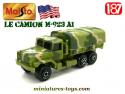 Le camion militaire M823 A1 Cargo truck en miniature par Maisto au 1/87e HO