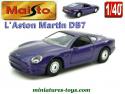 L'Aston Martin DB7 en miniature Maisto Shell au 1/40e