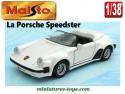 Le Speedster Porsche 911 Carrera en miniature Maisto Shell au 1/38e