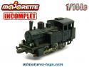 La locomotive a vapeur type 030 miniature de Majorette Rail Route au 1/143e
