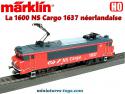 La locomotive électrique série 1600 NS Cargo 1637 miniature Marklin Digital HO