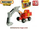 La pelleteuse excavatrice MH6 en miniature Matchbox Kings size au 1/50e