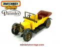 La Daimler Phaeton 1911 miniature de Matchbox Yesteryear au 1/45e incomplète