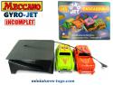 Le coffret de deux Renault 4L miniatures explosives Meccano Gyro-Jet incomplet