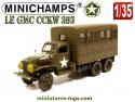 Le GMC CCKW 353 Box Truck miniature militaire de Minichamps au 1/35e