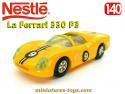 La voiture de course Ferrari 330 P3 miniature par Nestlé Dermatt au 1/40e