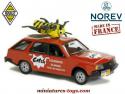 Le break Renault 18 Catch Tour de France en miniature de Norev au 1/43e