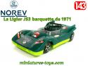 La barquette Ligier JS3 verte en miniature de Norev au 1/43e