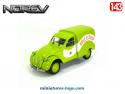 La 2cv Citroën AZU 1961 Huile Lesieur en miniature au 1/43e de Norev