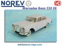 La Mercedes Benz 220 SE Servo direction rose en miniature par Norev au 1/43e