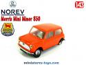 La Morris Mini Minor 850 miniature par Norev au 1/43e avec jantes fondues