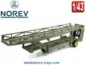 La semi remorque porte autos miniature par Norev au 1/43e