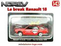 Le break Renault 18 Tour de France miniature Norev 1/43e carrosserie déformée