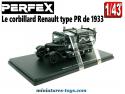 Le corbillard Renault type PR de 1933 en miniature Perfex au 1/43e