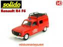 La Renault R4 F6 pompiers français miniature de Solido au 1/43e