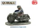 La moto miniature avec motard par Quiralu au 1/32e