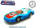 La Porsche 906 Carrera rouge en miniature jouet métal par Roman au 1/38e